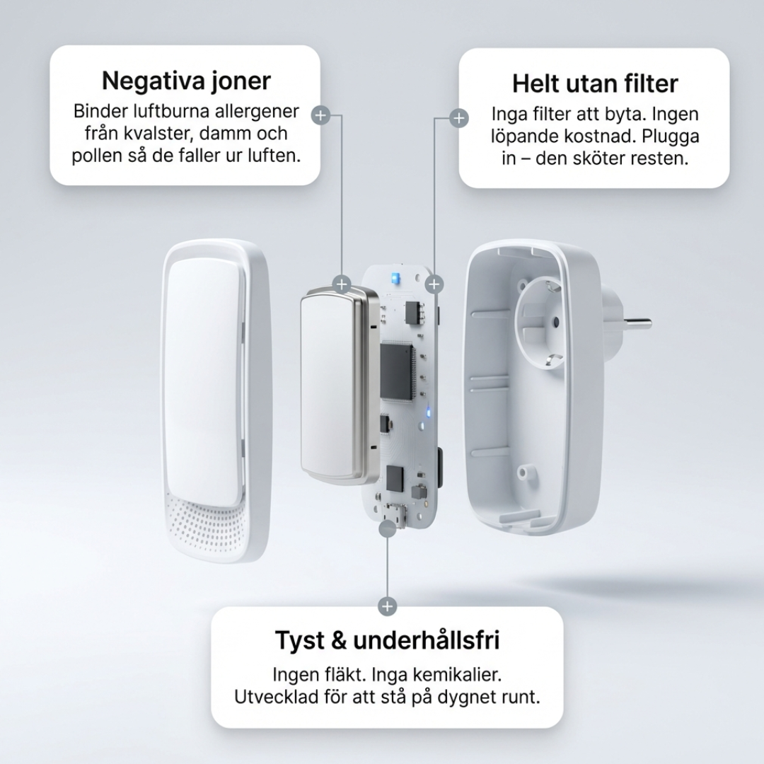 AllerClean™ - Friskare morgnar & ett hälsosammare hem