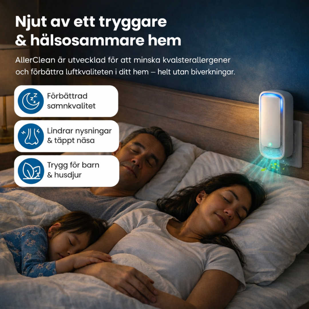 AllerClean™ - Dämpa barnens allergisymptom naturligt