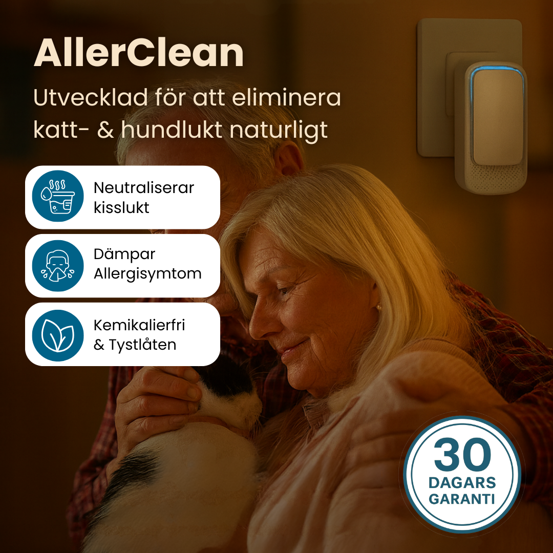 AllerClean™ - Neutralisera kattlukten omedelbart