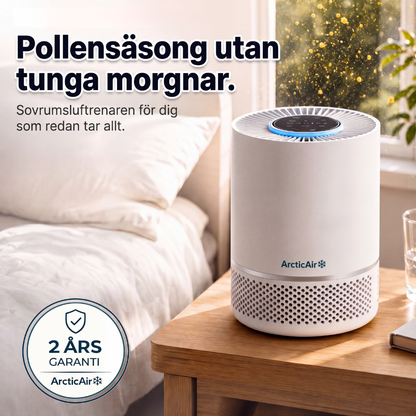 ArcticAir™ - Sovrumsluftrenaren designad för pollenallergiker