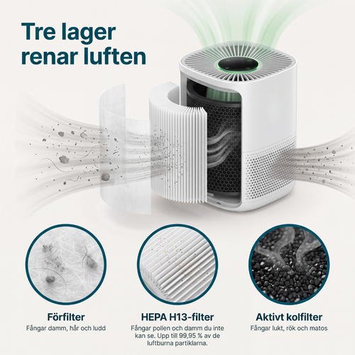 ArcticAir™ - Fångar mögelsporerna i luften du sover i