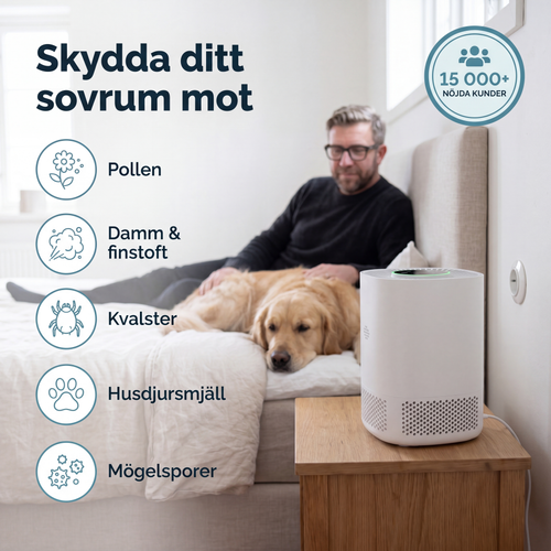 ArcticAir™ - Fångar mögelsporerna i luften du sover i