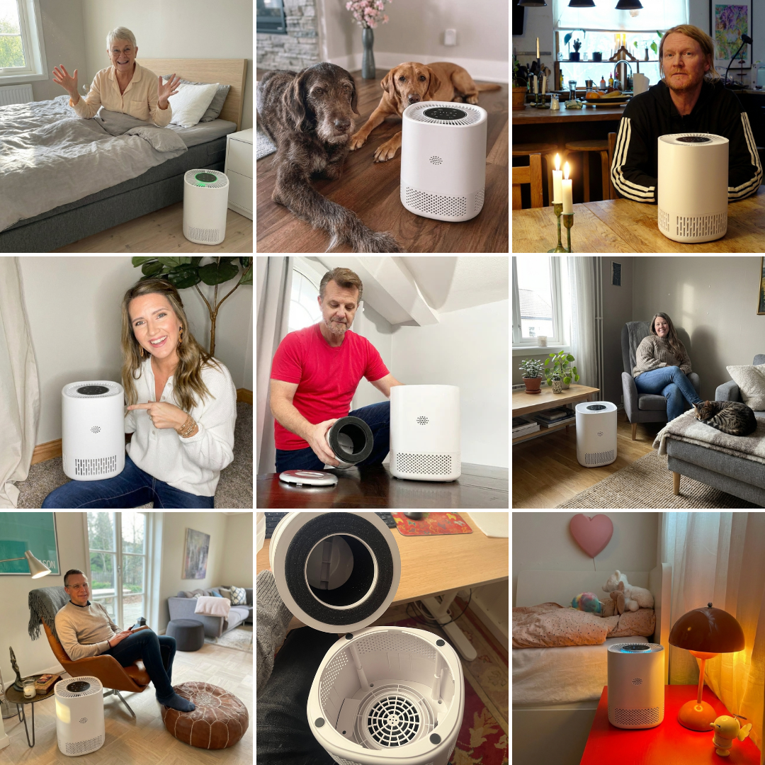 ArcticAir™ - Sovrumsluftrenaren designad för pollenallergiker