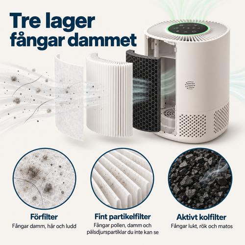 ArcticAir™ - Luftrenare för sovrummet