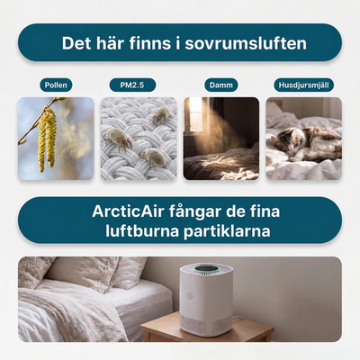 ArcticAir™ - Luftrenare för sovrummet