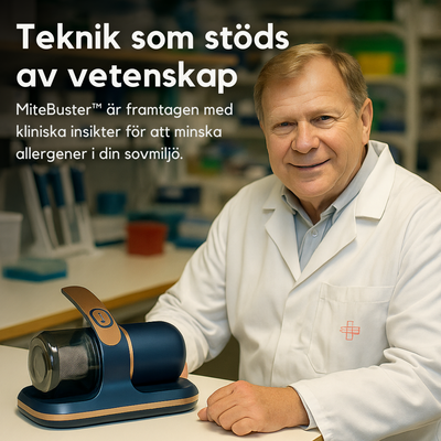 MiteBuster™ - Piggare morgnar & färre allergisymptom