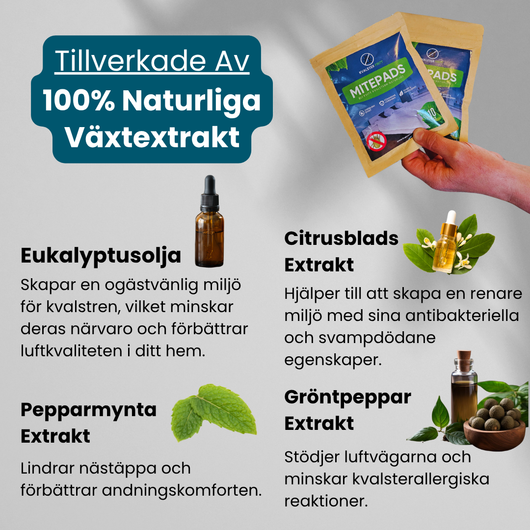 MitePads - Bli kvitt kvalstren naturligt