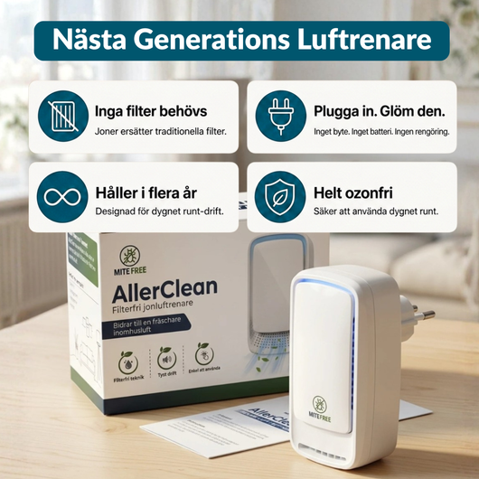 AllerClean™ - Friskare morgnar & ett hälsosammare hem